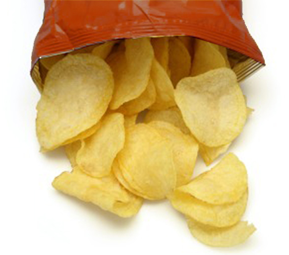 BBQ flavour crisps