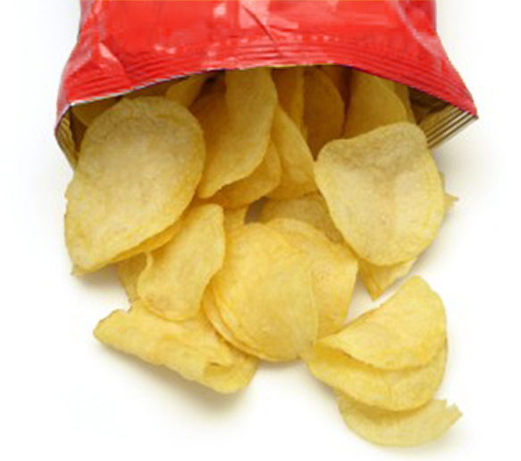 Plain crisps
