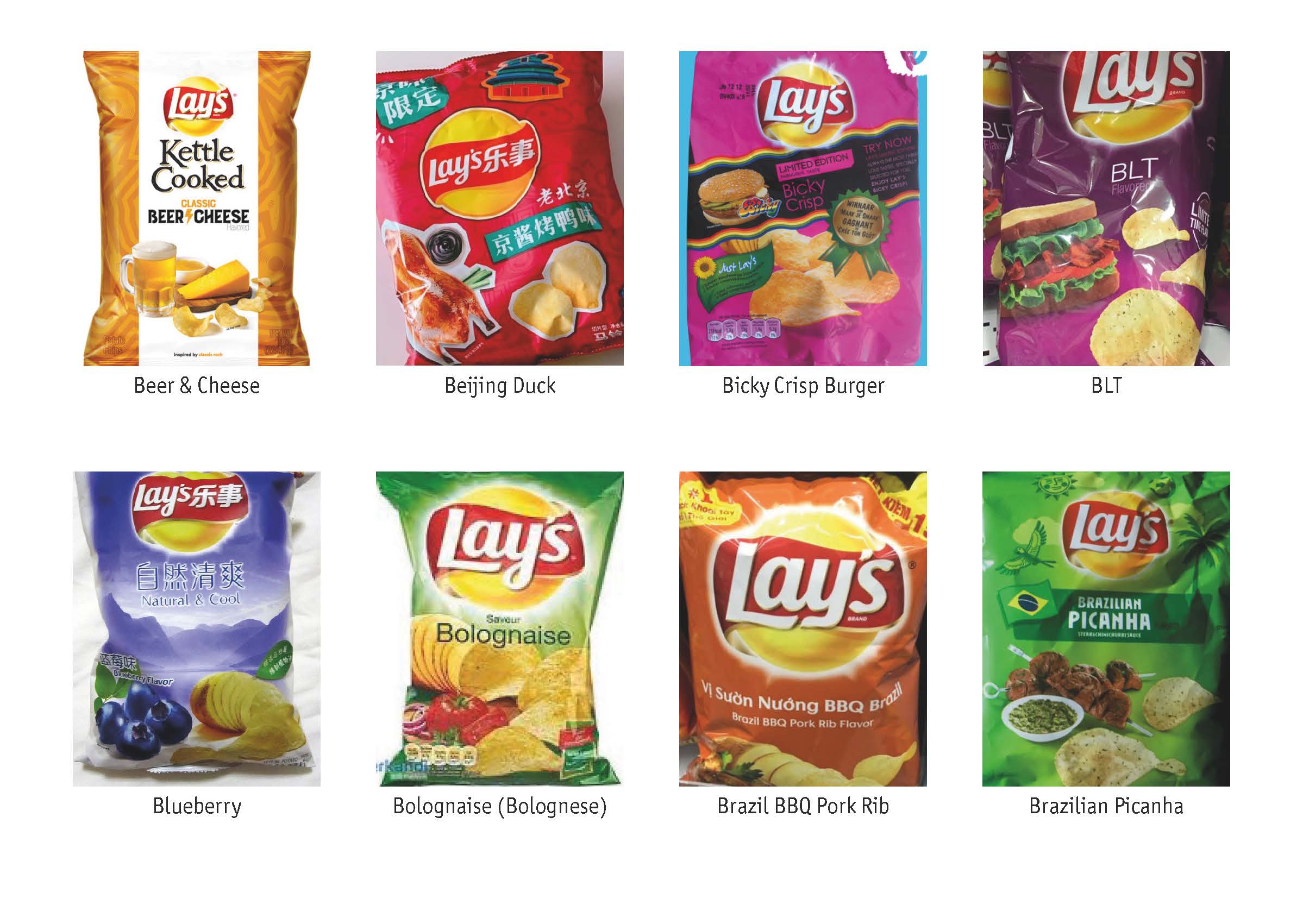 All Lay's Flavours