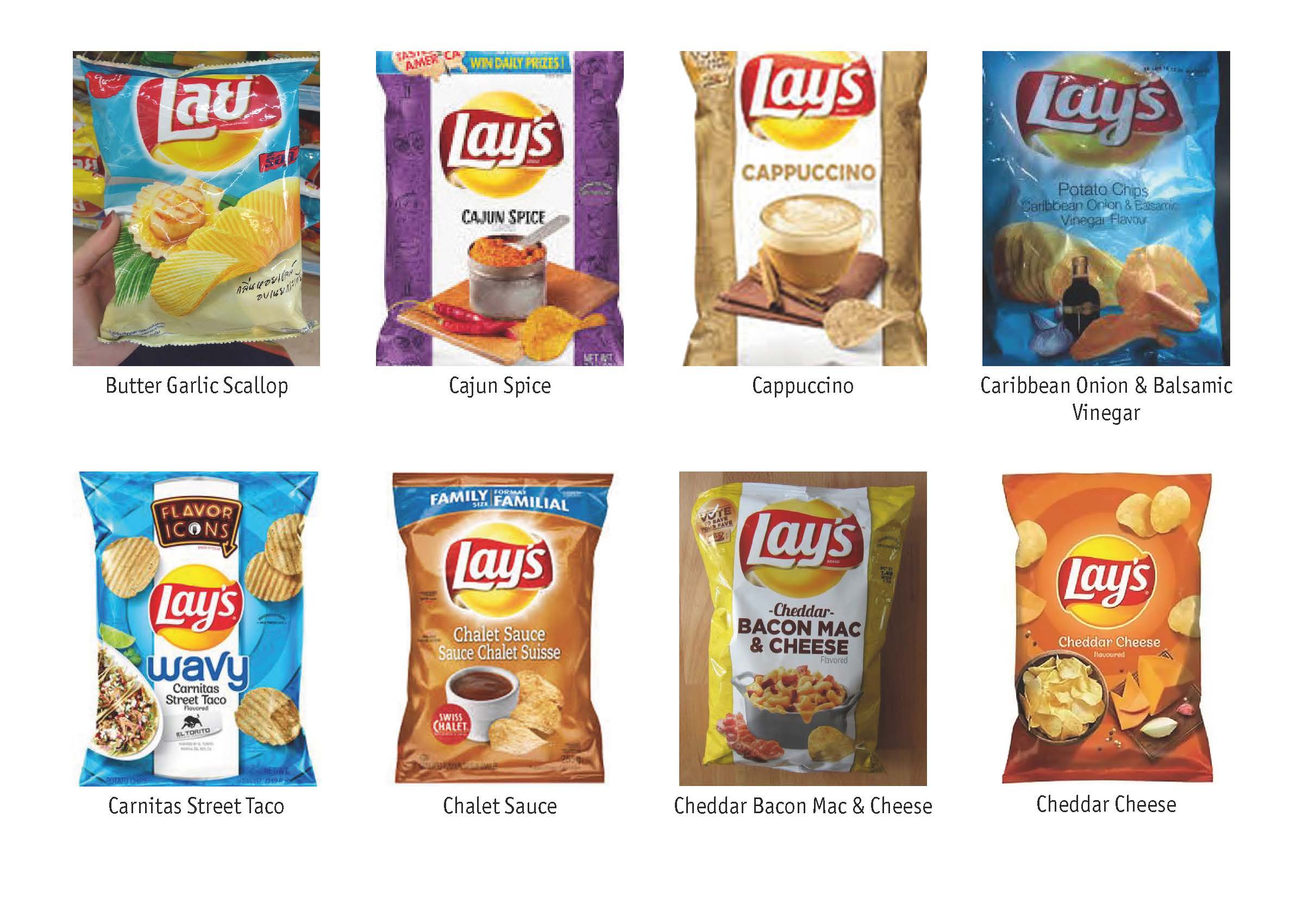 All Lay's Flavours