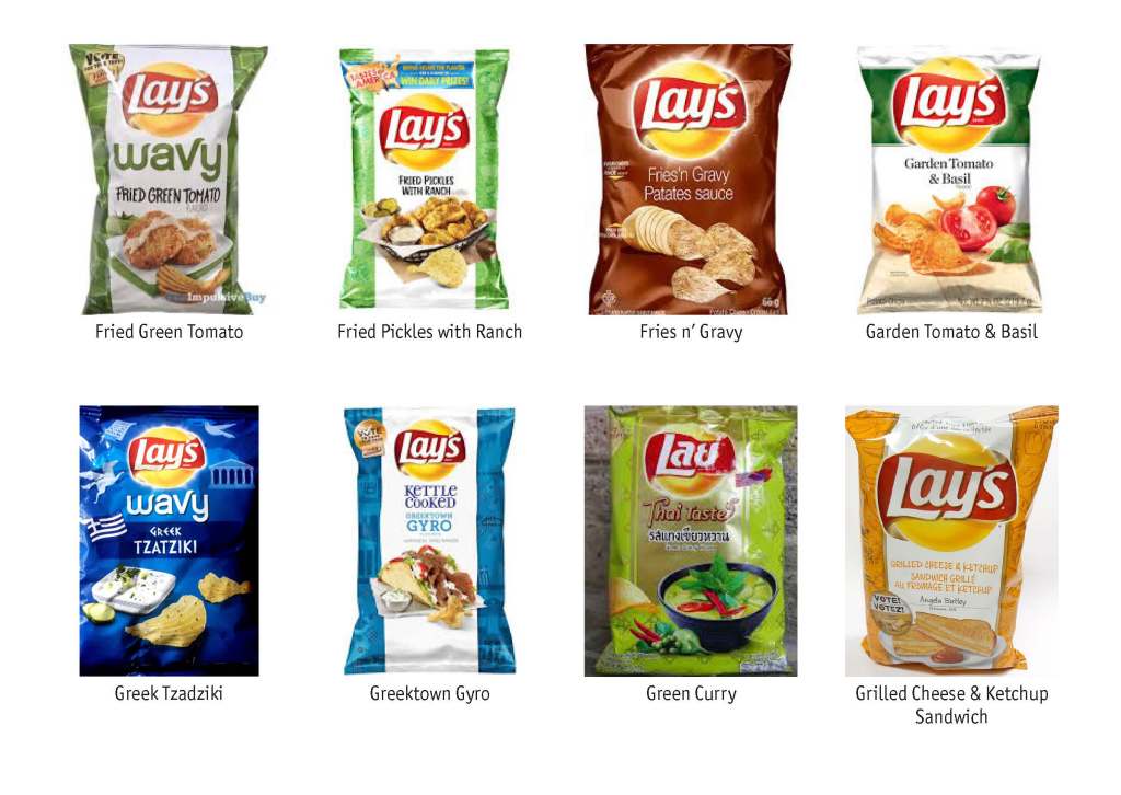 All Lay's Flavours