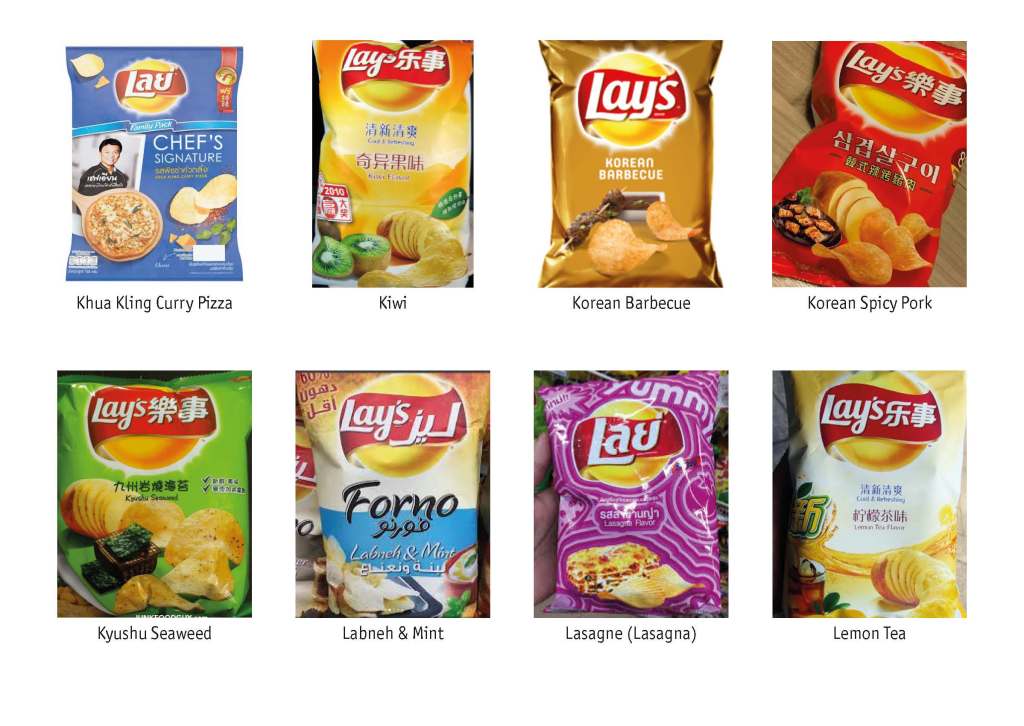 All Lay's Flavours