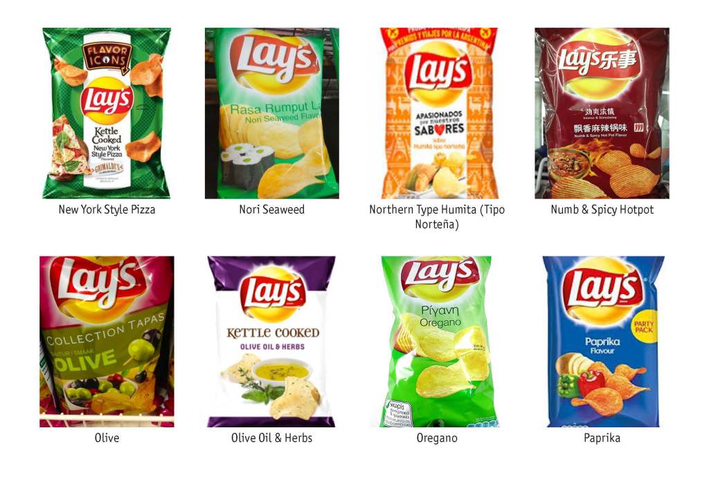 All Lay's Flavours