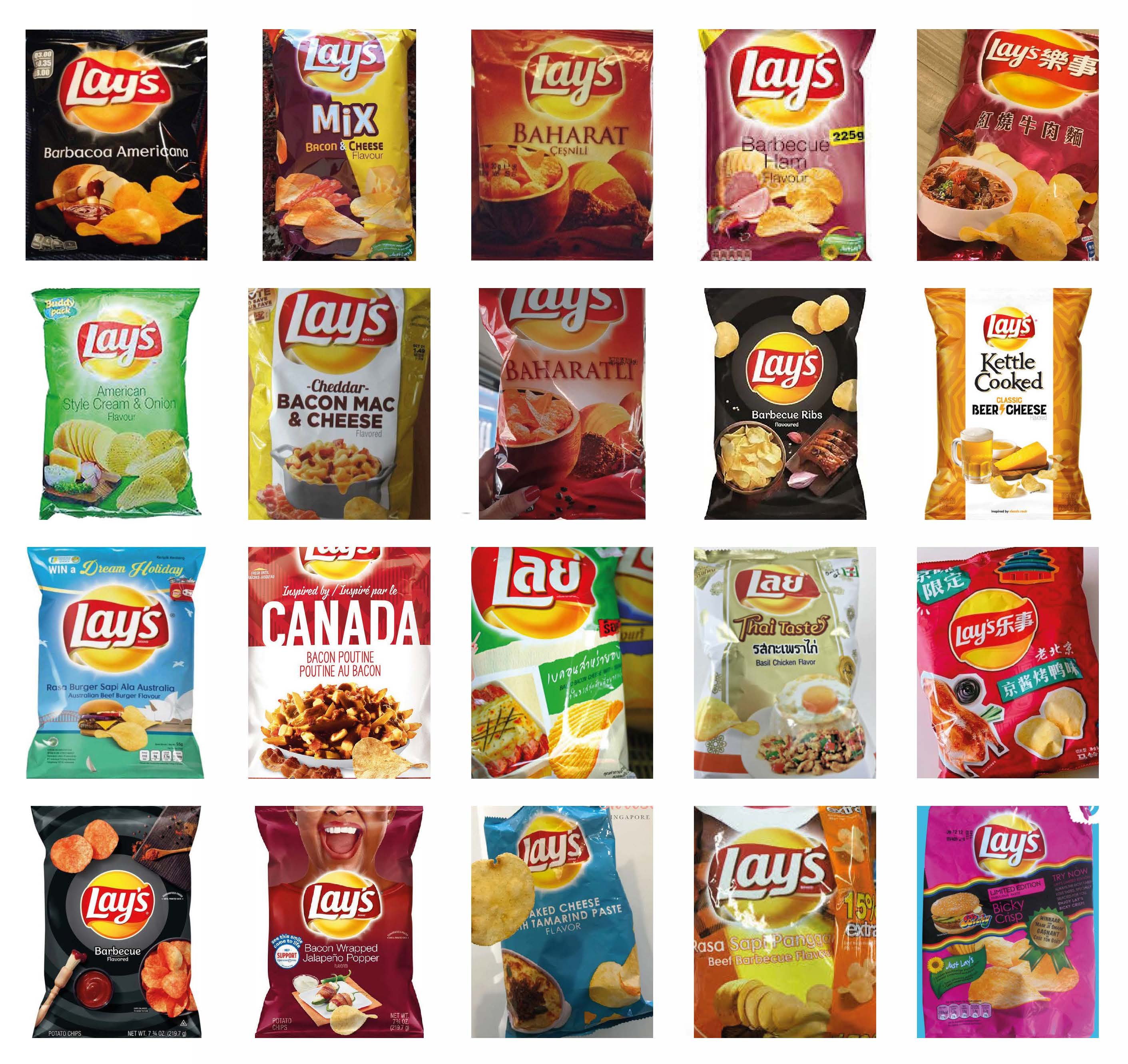 All lays crisps 1