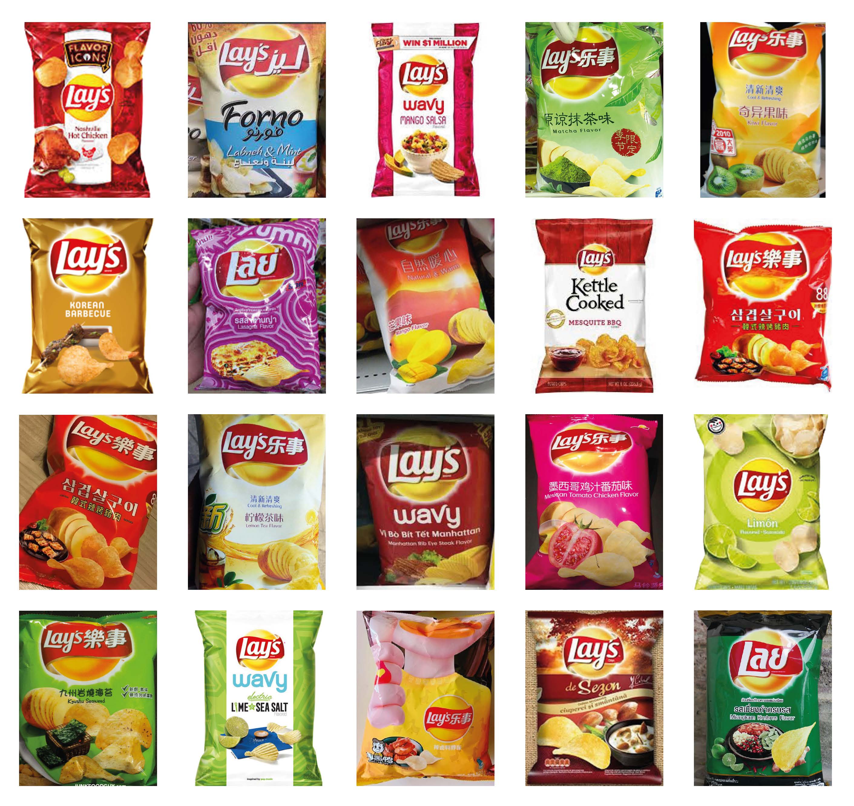 All lays crisps 6