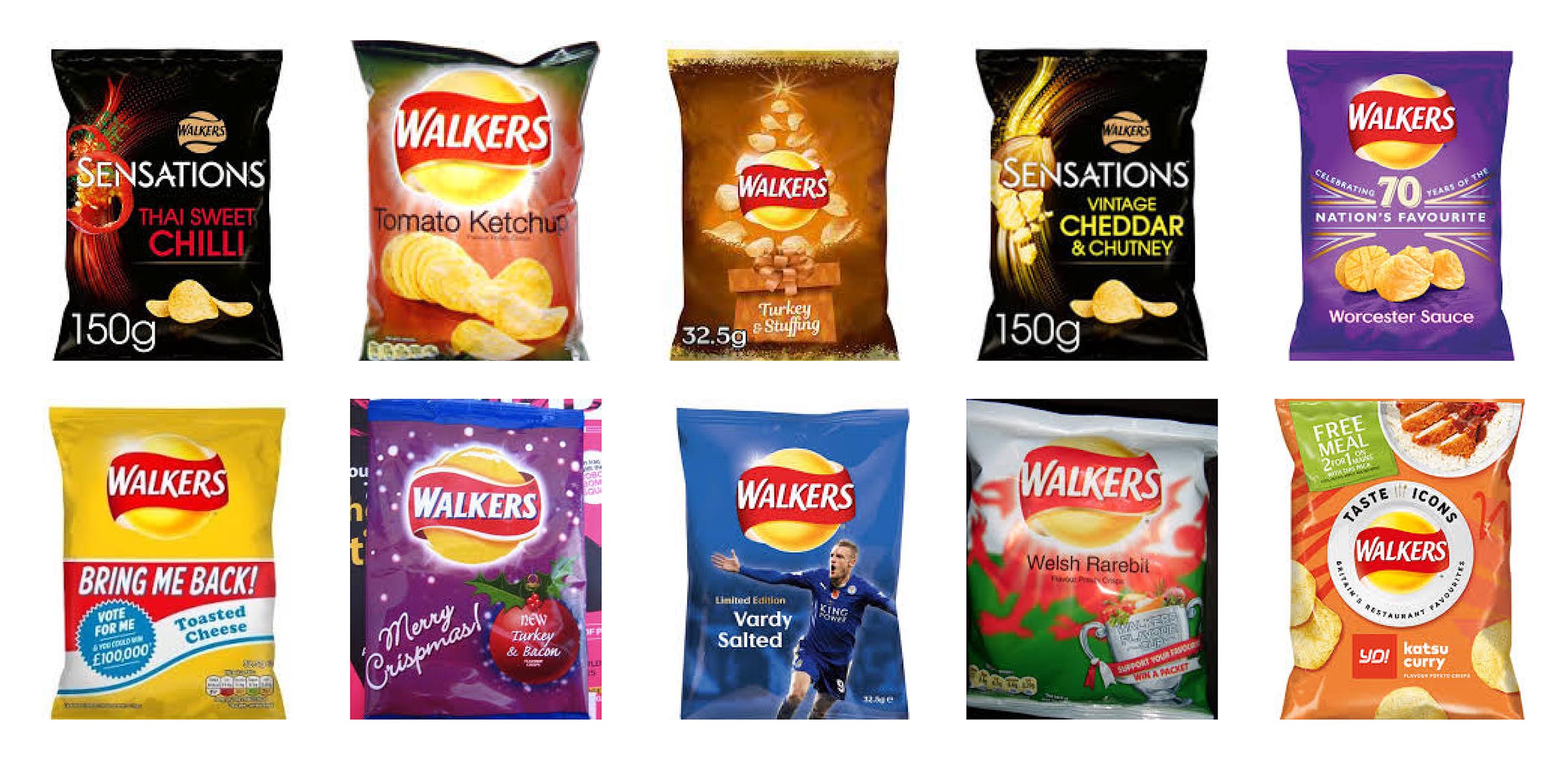 141 Flavours Walkers Crisps With Lots Of Special Editions Museum Of 141 Flavours Walkers Crisps With Lots Of Special Editions Museum Of